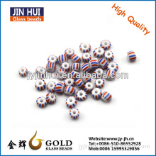 JIN HUI New Fashion Opaque coloured Lampwork Glass Beads 12/0